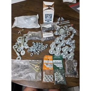 5 Lbs Assorted Packaged Hardware Fasteners Screws‎ Nuts Bolts Washers, Etc NEW